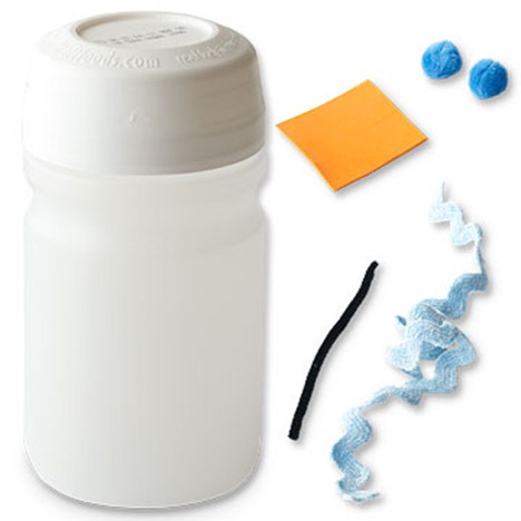 Snowman Treat Container Snowman Treat Container