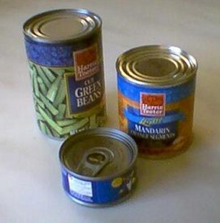 tin cans