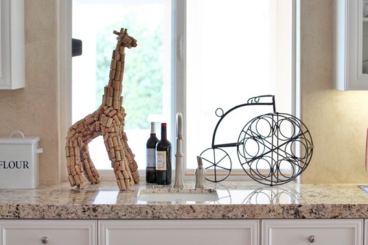 wine cork sculpture