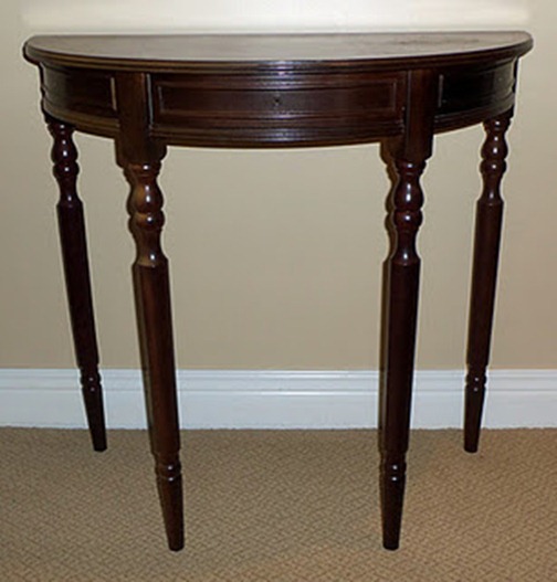 auction console table