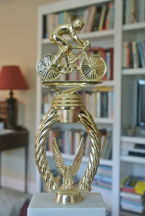 trophy to cupcake stand