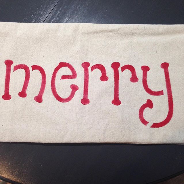 Get your own very merry pillow cover made by moi at the Church of the Resurrection Hollyday Craft bazaar November 7 in New Albany!