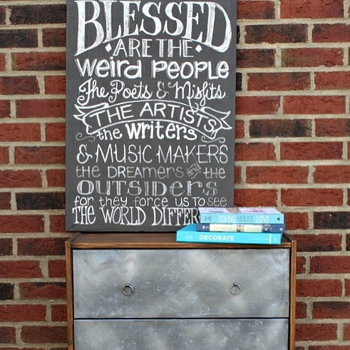 Just posted my first IKEA Rast dresser hack, with @pittsburghpaintsandstains and @hickoryhardware .  Loved playing with paint to create a galvanized metal finish on wood.  Check it out!  Link in profile.