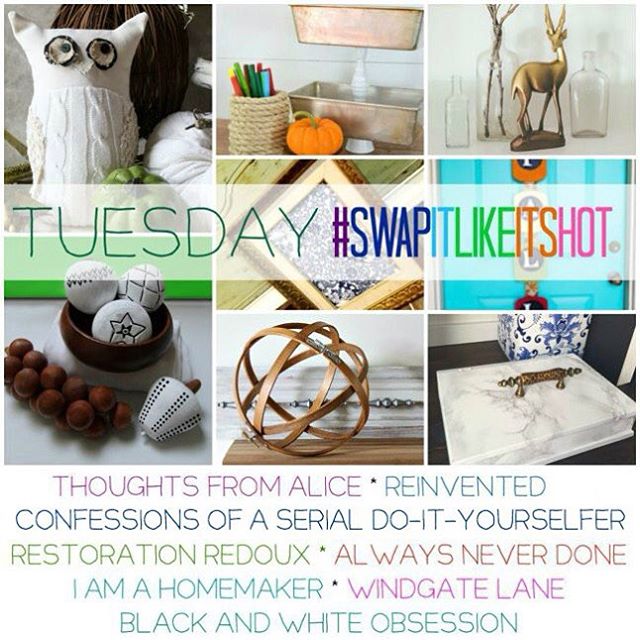 Today's Trash to Treasure Tuesday is part of a 40 blogger extravaganza!  You don't want to miss this!  Link in profile.  #reinvented #ontheblog @thoughtsfromalice @christykjames @restorationredoux @alwaysneverdone @iamahomemaker @blackandwhiteobsession @windgatelane