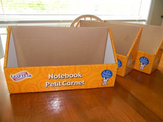 Cardboard Box Caddies