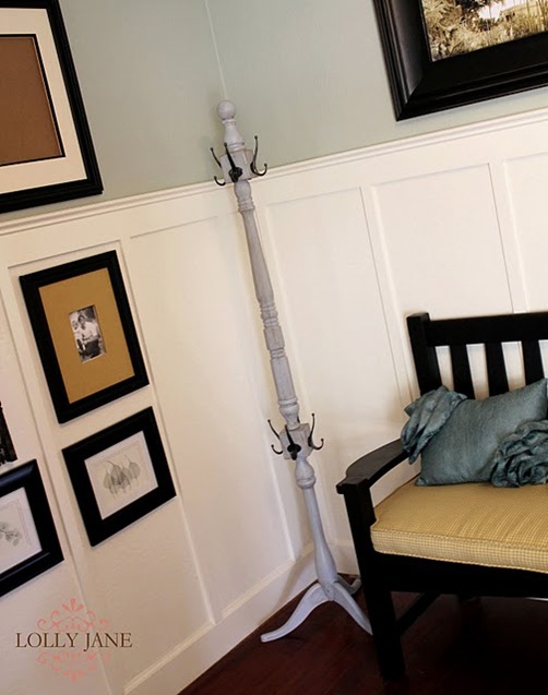 Recycled coat rack by LollyJane