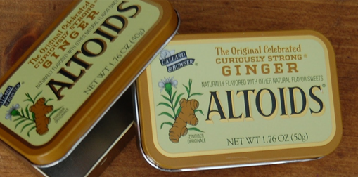 Ginger Altoid Tins