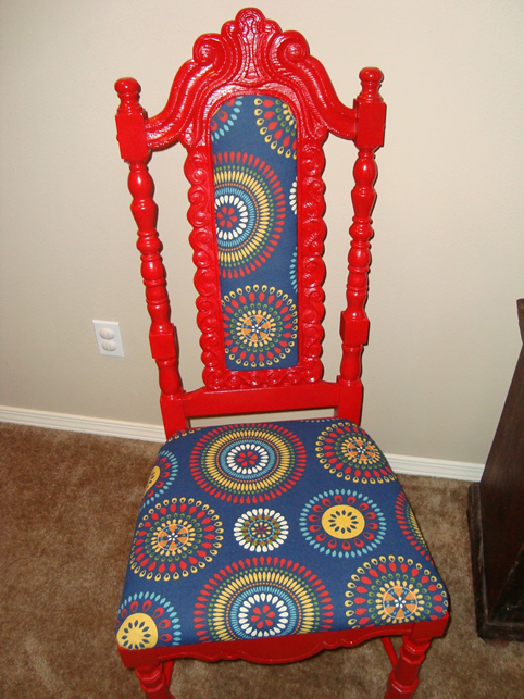 refabbed chair after