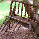 White Headboard Foyer Bench