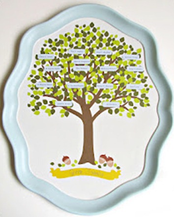 family tree tray