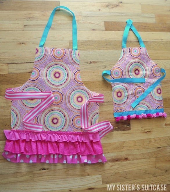 reusable shopping bag aprons