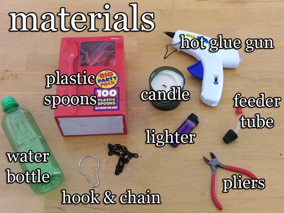 Earth_Day_Plastic_Bottle_Plastic_Spoons_Hummingbird_Feeder_Upcycle_Materials