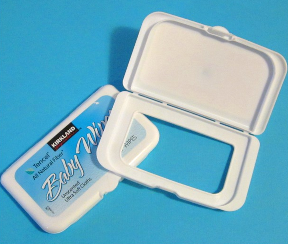 baby wipes container