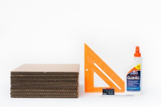 cardboard catch all materials