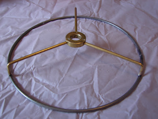 metal from lampshade
