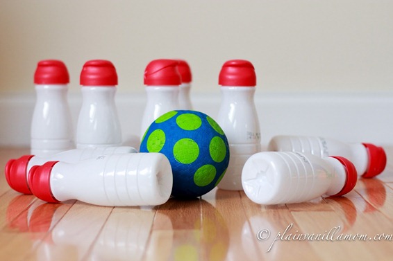 coffee creamer bowling pins