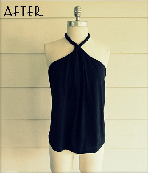 tshirt to halter