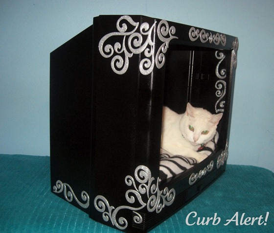 cat bed from tv