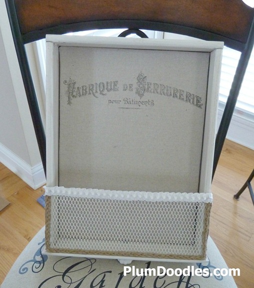 old drawer to message board and jewelry holder