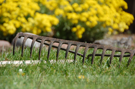 rake to wine glass holder
