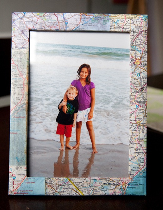 map photo frame