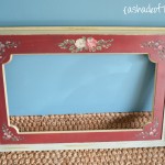 A shade of teal chalkboard before