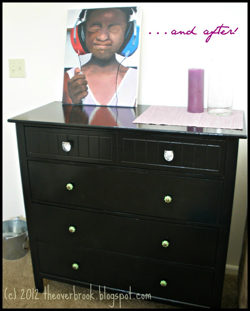 The Overbrook dresser after