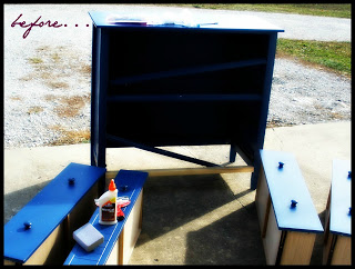 The Overbrook dresser before