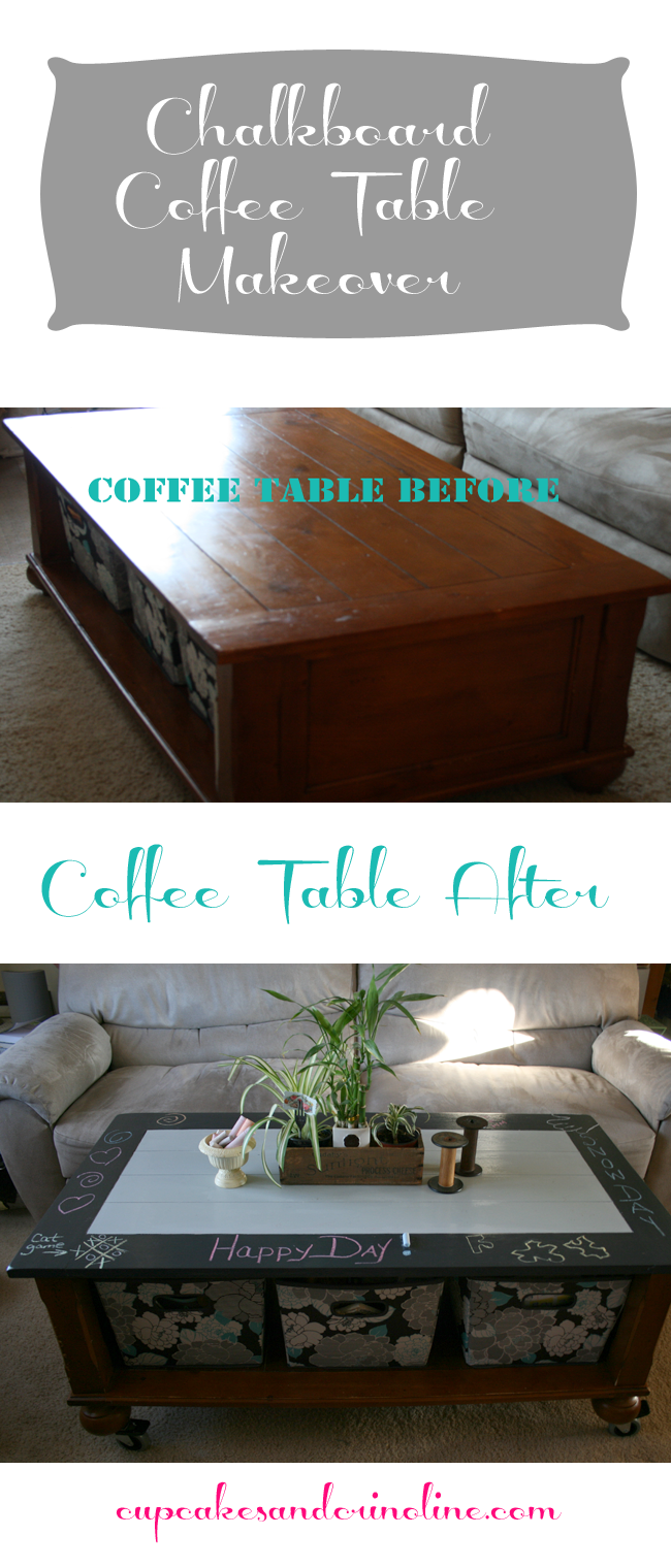 Cupcakes and Crinoline coffee table before