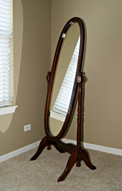 Posh Pink Giraffe mirror before