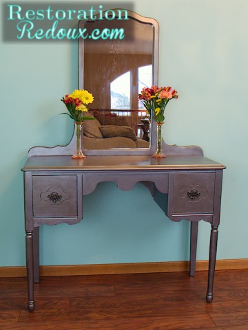 Restoration Redoux vanity after