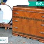 Mom 4 Real ribbon handled dresser before