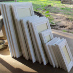 Live Love Scrap cupboard doors before