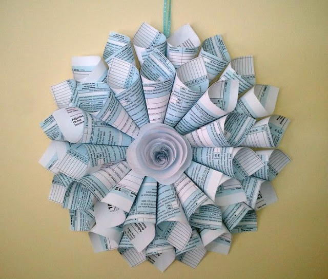 Moose Mouse Creations tax wreath after