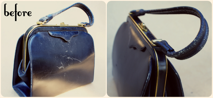 The Thinking Closet purse before