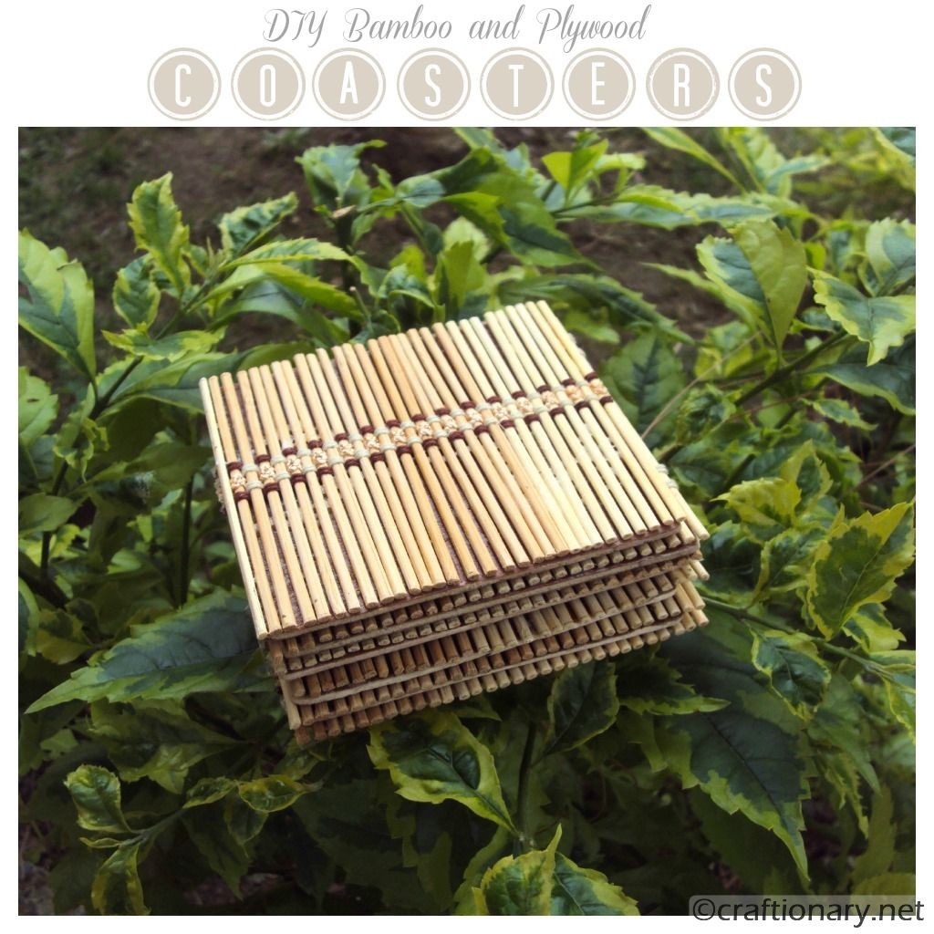 Craftionary bamboo coaster