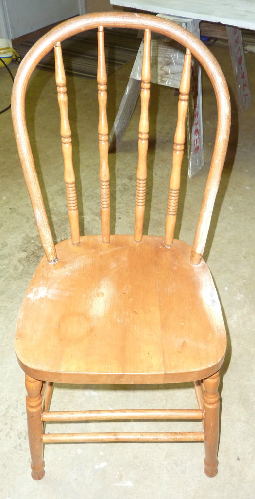 The Happy Housie chair before