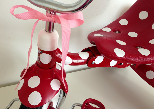 RandR Workshop red tricycle after