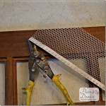 Plumdoodles gutter screen before