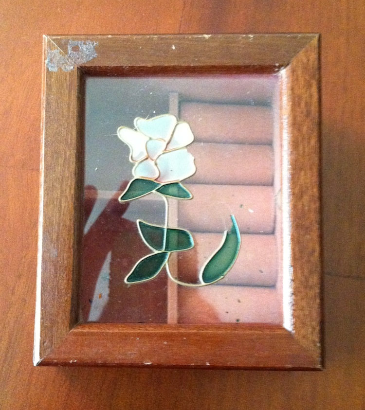 mod podge rocks before