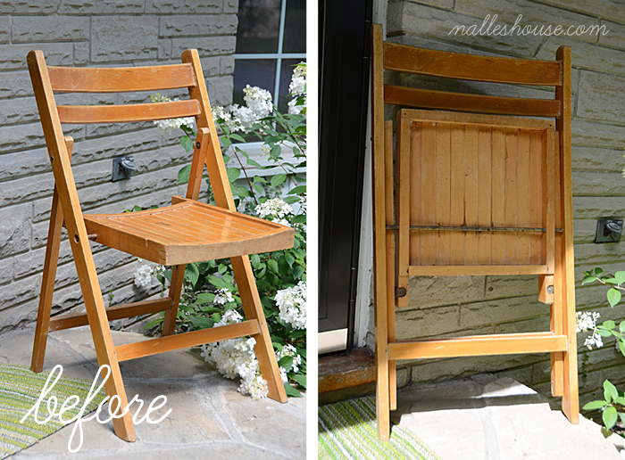 Nalle's House folding chair before