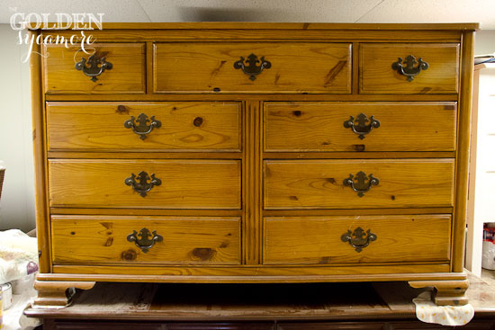 The Golden Sycamore drawers before