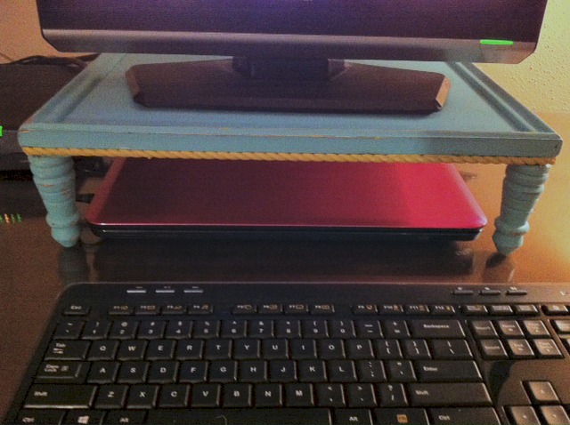 Obsessive and Creative shelf after