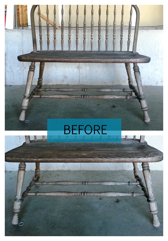 A Dash of Coco bench before