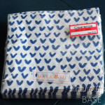 Making Home Base cocktail napkins before