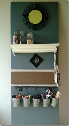 The Little Moments closet door after