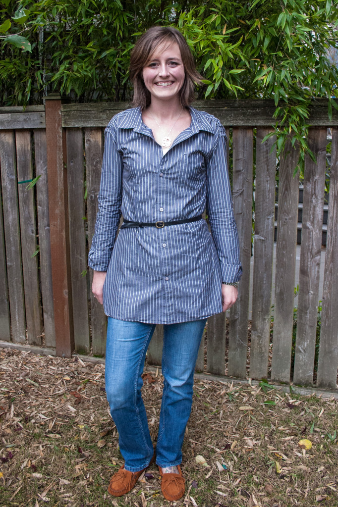 The Nest Creations mens shirt after