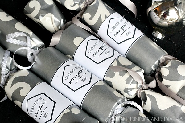 Design Dining & Diapers new year favors after