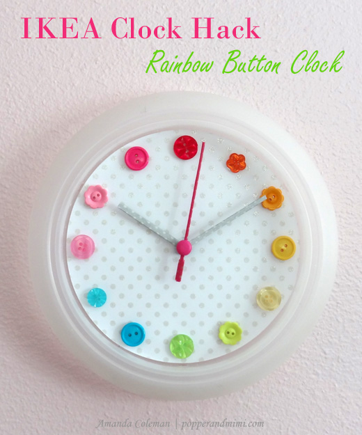 ikea-clock-rainbow-buttons