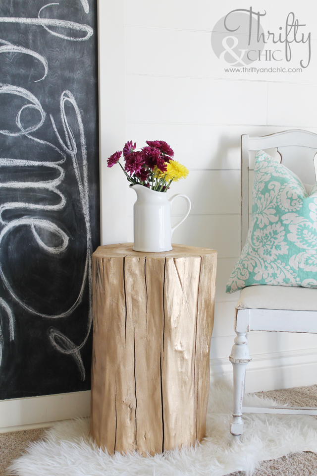 gold-tree-stump-side-table